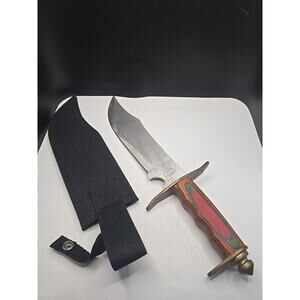 15.5" Vintage Frost Cutlery Surgical Steel Knife w/ Sheath